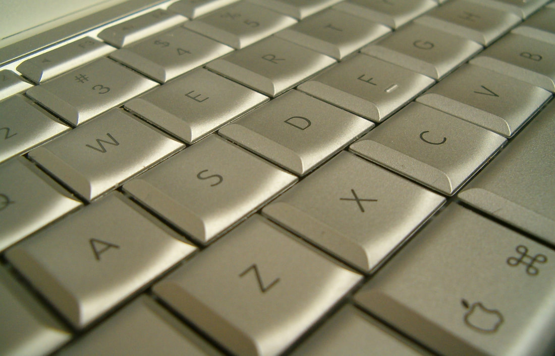 A stock photo of a keyboard. Photo by Blake Emrys (CC-BY-NC-ND).